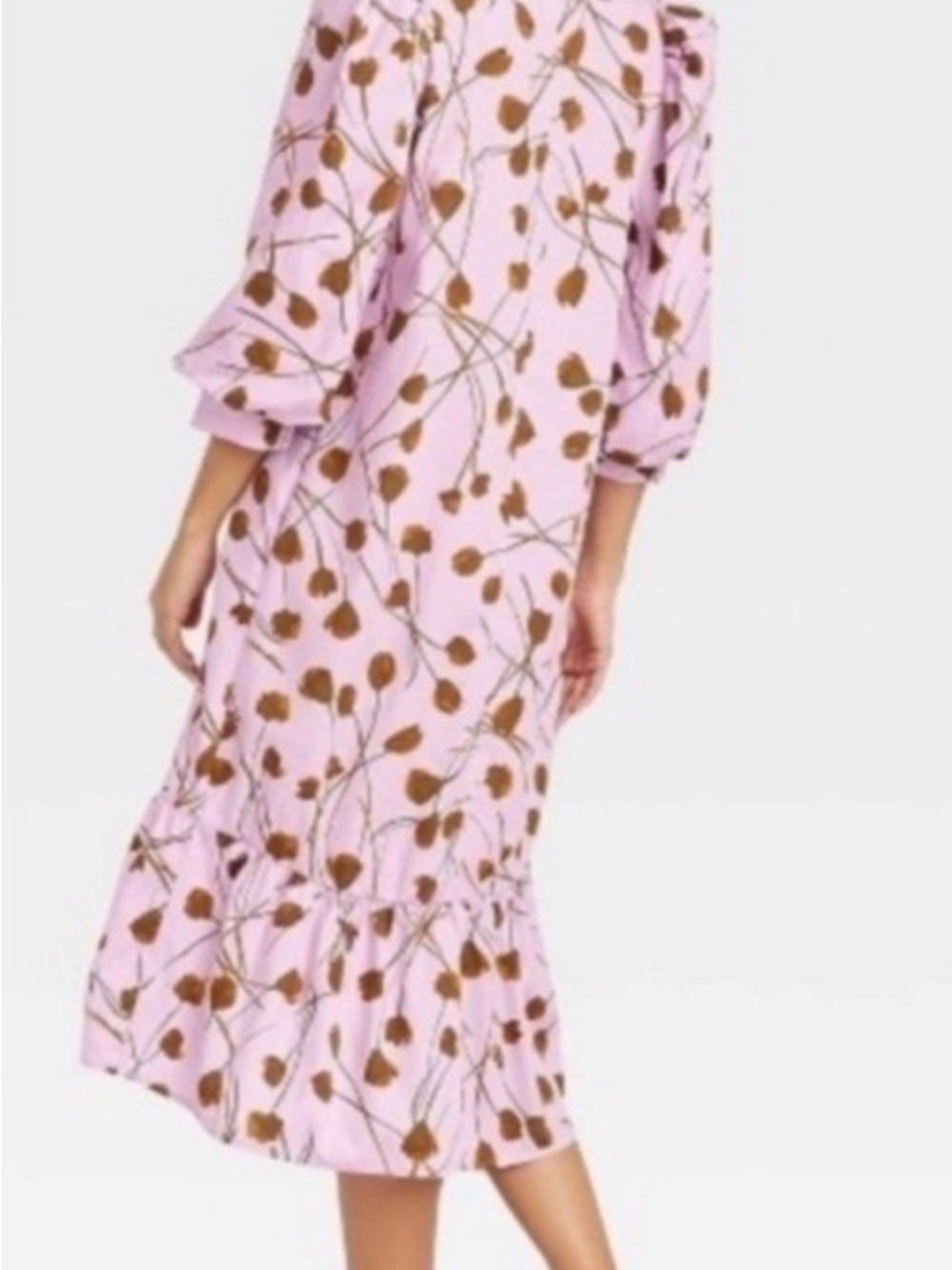 Target A New Day Puff Sleeve High low Dress